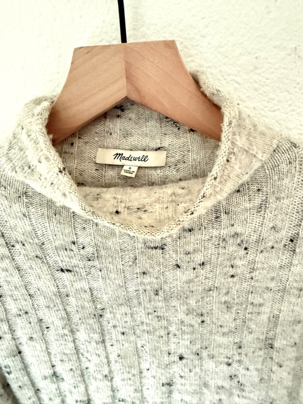 Madewell Donegal Evercrest Coziest Yarn Turtleneck Sweater - Small - GUC - Picture 8 of 11